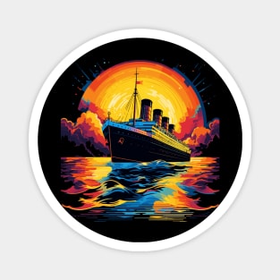 Retro Titanic Men Women Kids Vintage Titanic Magnet